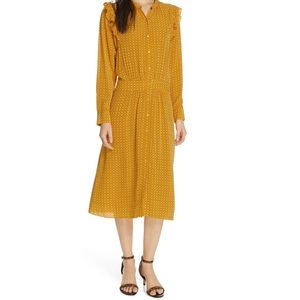 NWOT Joie Redson Print Midi Dress, Sz M